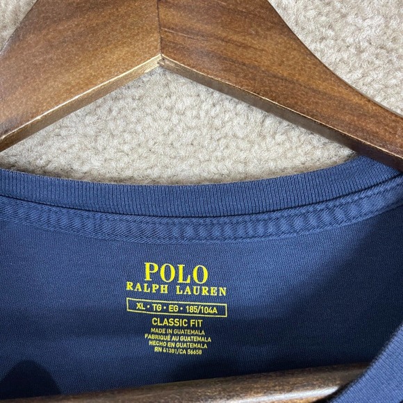 Polo Ralph Lauren T-Shirt Mens Size XL Classic Fit Short Sleeve Big Logo Casual - Picture 7 of 9